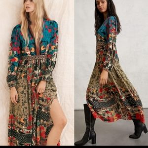 Anthropologie  Bhanuni by Jyoti Contrast Maxi